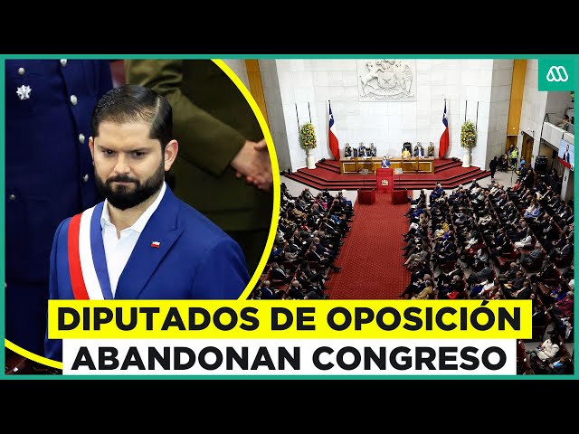 ⁣Diputados de oposición abandonan Congreso tras anunció de proyecto de aborto legal en Chile