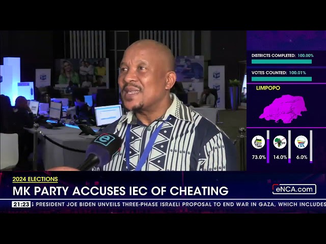 ⁣2024 Elections | MK Party accuses IEC of cheating