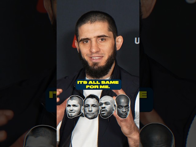 ⁣Islam Makhachev Picks His 4 UFC GOATs 