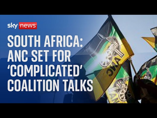 ⁣South Africa election: ANC set for 'complicated' coalition talks after losing parliamentar