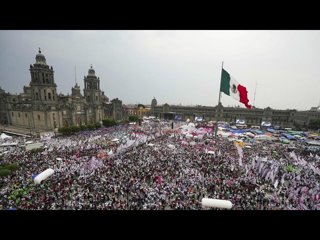 ⁣Mexico poised to elect first female president in historic vote