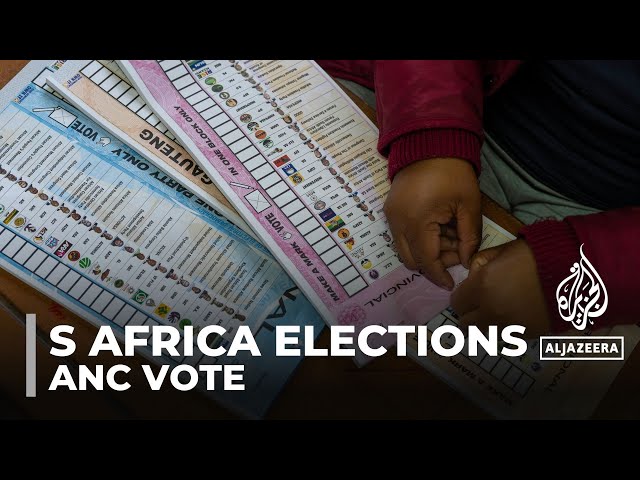 ⁣South Africa election result updates: ANC short of majority after 90% votes