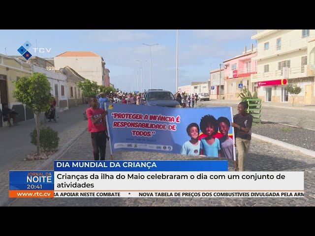 Crianças da Ilha do Maio celebraram o dia com um conjunto de atividades