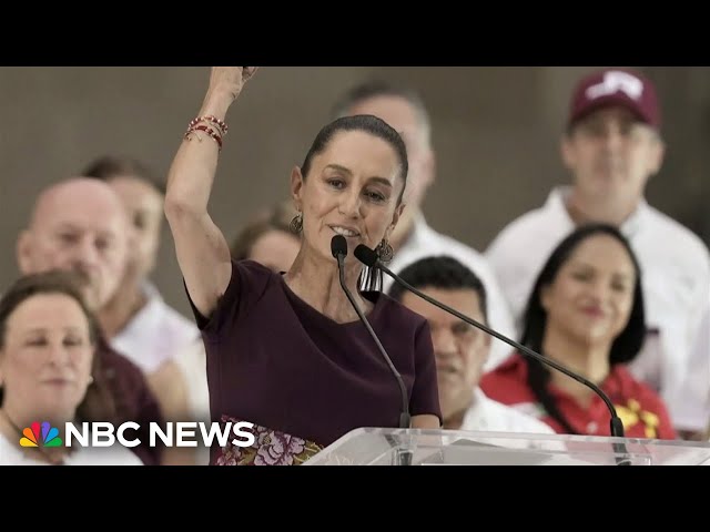 ⁣Mexico expected to elect first woman president in historic election