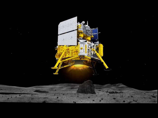 ⁣China's Chang'e-6 lands on moon's far side to collect samples