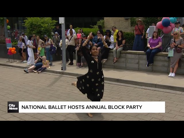 ⁣National ballet hosts annual block party