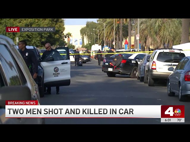 Deadly double shooting in Exposition Park