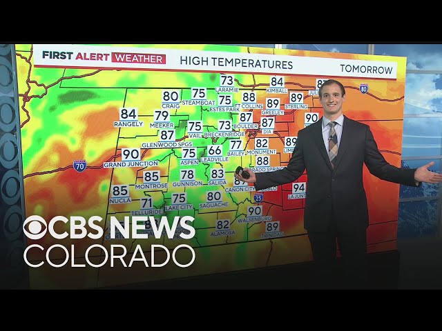 ⁣A big warming trend is expected across Colorado