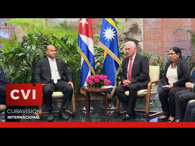 ⁣Cuba y Nauru firman acuerdos bilaterales en sectores de interés común