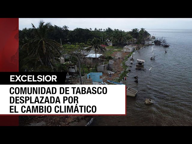 ⁣El Bosque, el pueblo tabasqueño devorado por el mar por el cambio climático