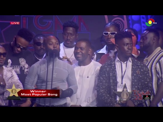 ⁣#TGMAonTV3: King Promise - Terminator Most popular song of the year