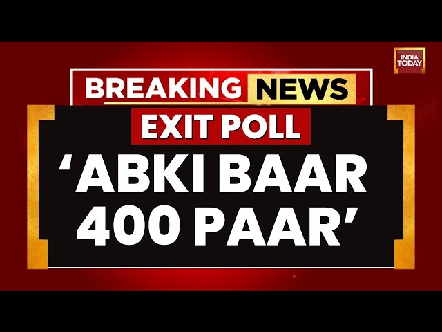 ⁣India Today's Mega Exit Poll LIVE | NDA '400 Paar'  | Lok Sabha Elections 2024 | Indi