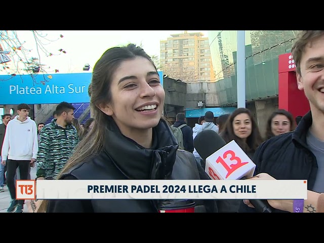 ⁣Premier Padel 2024 llega a Chile