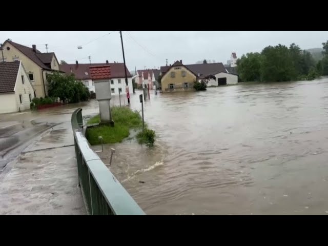 ⁣Проливные дожди затопили юг Германии