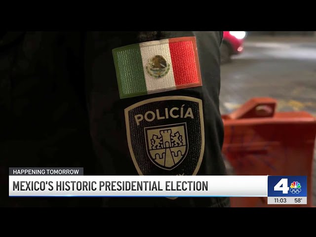 ⁣Mexico's historic presidential election comes amid violence