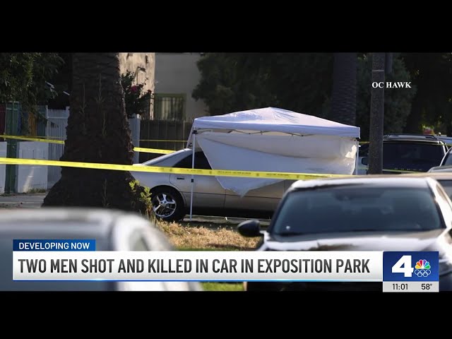 ⁣2 brothers shot to death in Exposition Park