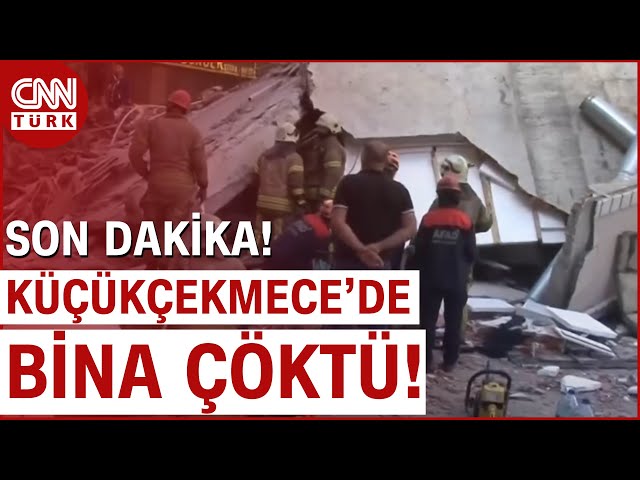 ⁣SON DAKİKA!  | İstanbul Küçükçekmece'de Bina Çöktü! Enkaz Altından Sesler Geliyor!