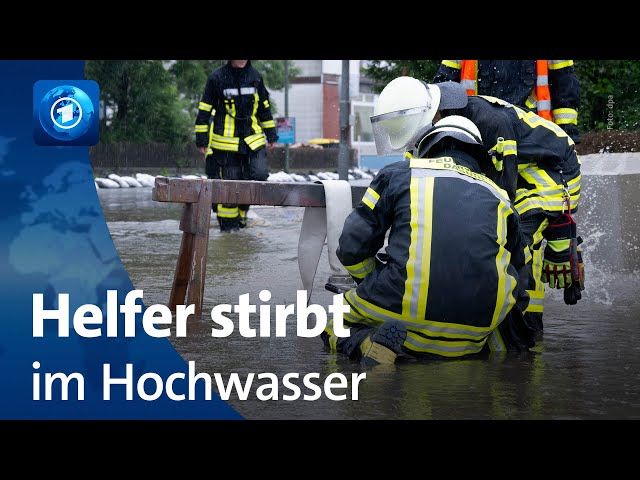 ⁣Überschwemmung: Gefahren für Feuerwehr und Anwohner durch Hochwasser