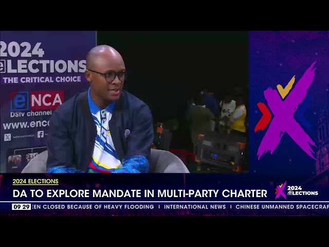 ⁣DA to explore mandate in multi party charter