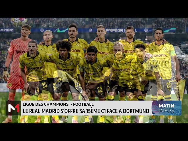 ⁣Ligue des Champions: Le Real Madrid remporte son 15e sacre