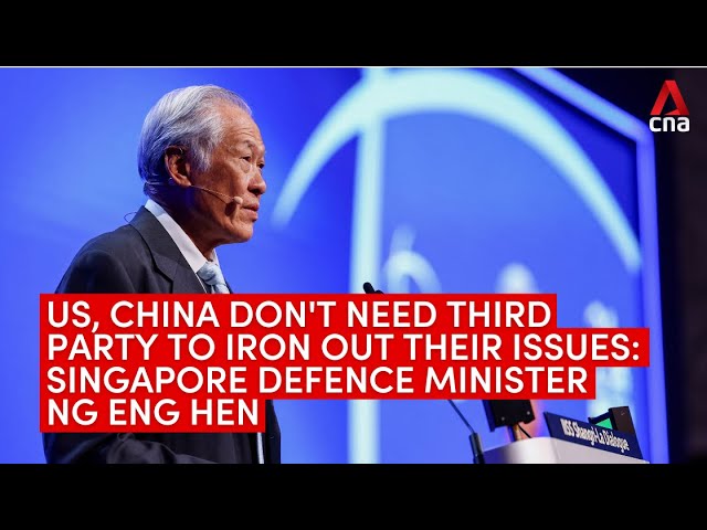 ⁣US, China don't need third party to iron out their issues: Singapore Defence Minister Ng Eng He