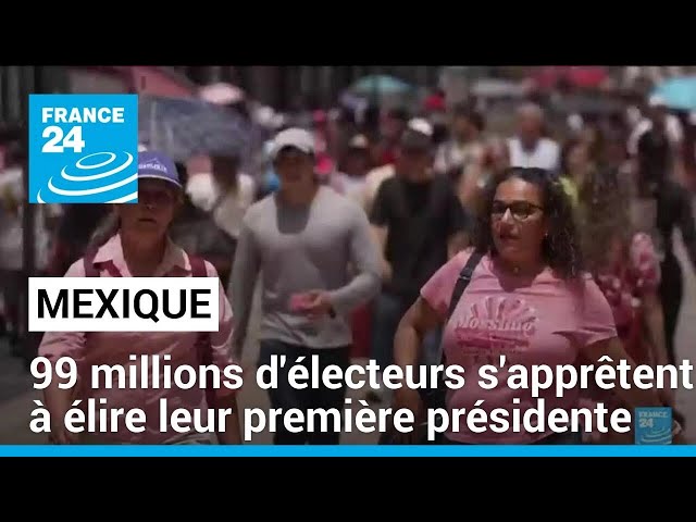 ⁣Élection au Mexique : 99 millions d'électeurs s'apprêtent à élire leur première présidente