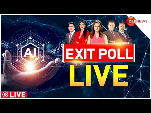 ⁣AI Exit Poll LIVE: इतिहास में पहली बार आर्टिफिशियल इंटेलिजेंस वाला एग्जिट पोल LIVE |  @zeenews