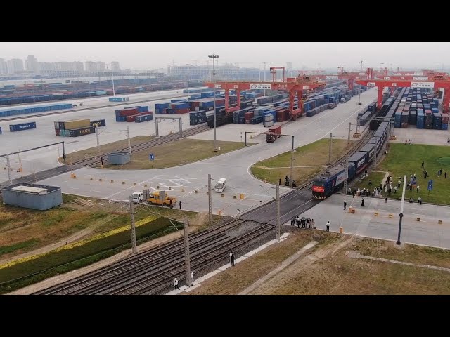 ⁣GLOBALink | German business insider eyes expansion for China-Europe freight train operations