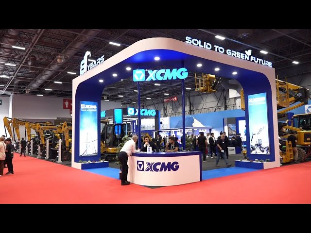 ⁣China's construction machinery company draws attention at Istanbul's trade exhibition