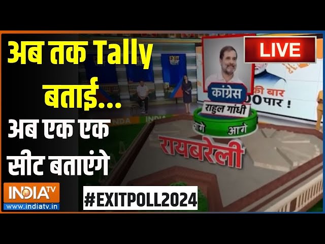 ⁣EXIT POLL 2024 LIVE: अब तक Tally बताई...अब एक एक सीट बताएंगे  | India Alliance | Exit Poll 2024