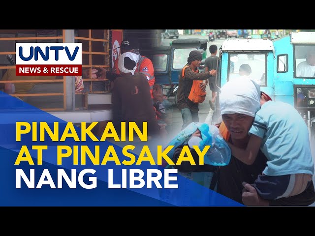 ⁣Social Experiment: mag-ama, pinakain at pinasakay ng kapwa mahihirap na kababayan | Sana All