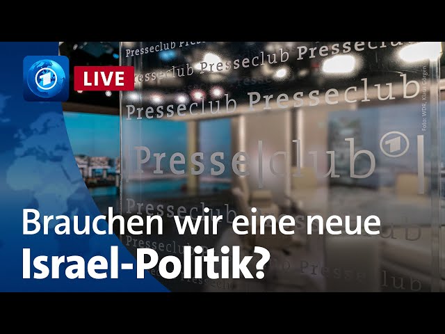 ⁣Brauchen wir eine neue Israel-Politik? | ARD-Presseclub