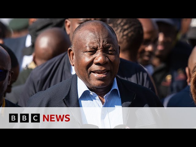 ⁣South Africa election: ANC loses majority | BBC News
