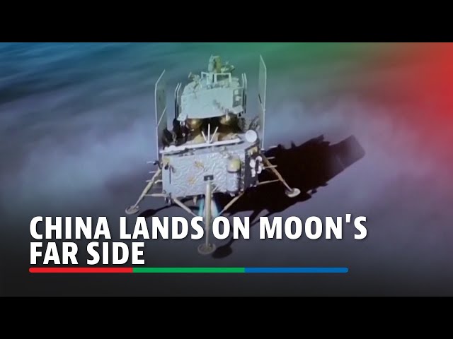 ⁣China lands on moon's far side in historic sample retrieval mission