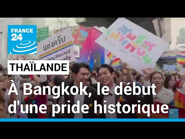⁣Thaïlande : coup d'envoi du mois des fiertés, avant une légalisation du mariage homosexuel