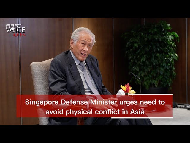 ⁣Singapore defense minister urges need to avoid physical conflict in Asia