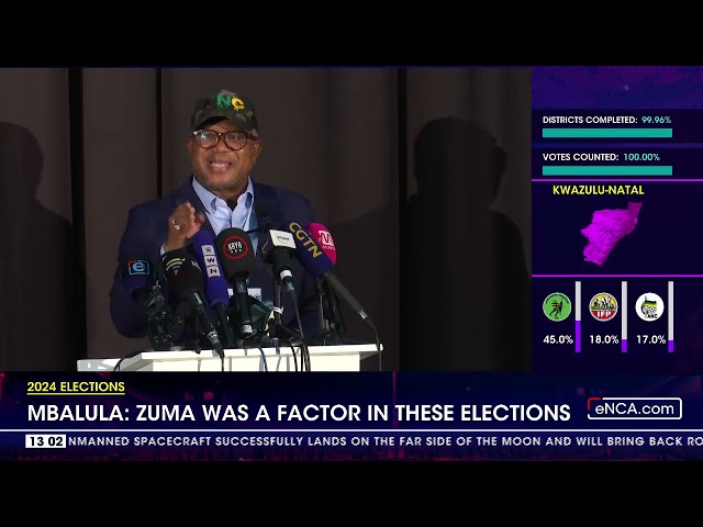 ⁣2024 Elections | Zuma was a factor in these elections - Mbalula
