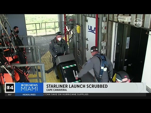 ⁣Boeing's Starliner launch scrubbed again last minute due to technical issues