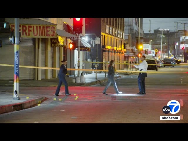 ⁣1 dead, 2 injured in downtown Los Angeles shooting