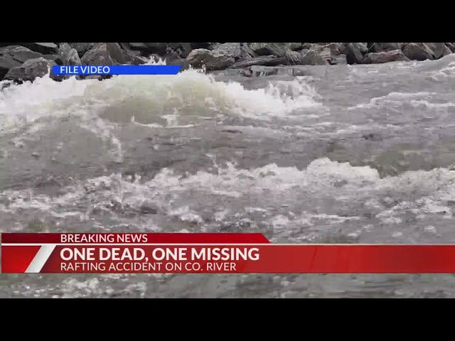 ⁣Colorado man dies in rafting accident, another man missing