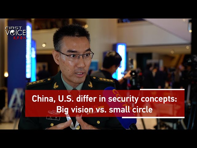 ⁣China, U.S. differ in security concepts: Big vision vs. small circle