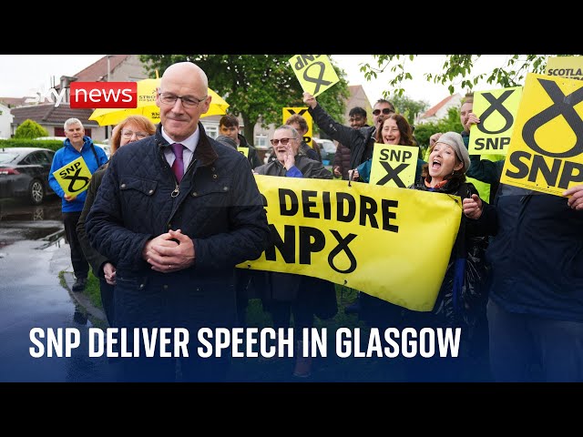 ⁣SNP launch election campaign in Glasgow