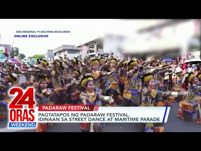 ⁣ONLINE EXCLUSIVE: Pagtatapos ng Padaraw Festival, idinaan sa street dance at maritime parade