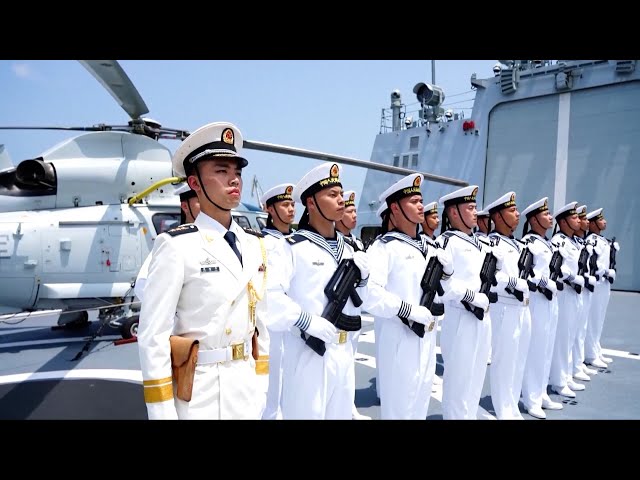 ⁣China's frigate Xuchang arrives in Nigeria for multilateral joint drill