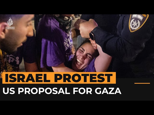 ⁣Israelis urge Netanyahu to accept US proposal for Gaza ceasefire | Al Jazeera Newsfeed
