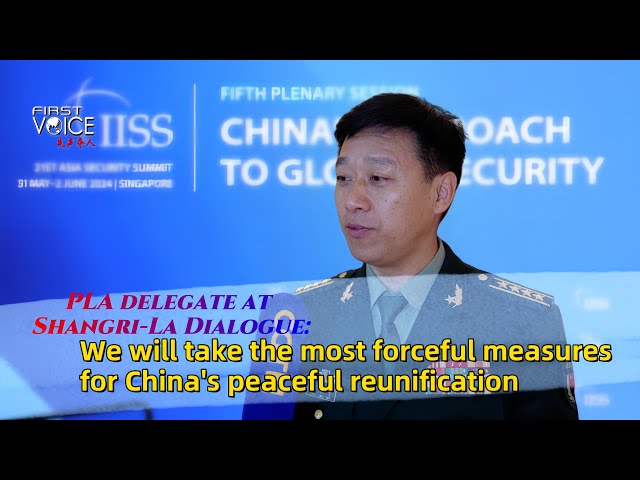 ⁣PLA delegate emphasizes the commitment to peaceful reunification