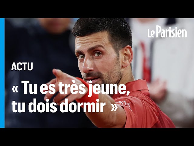 ⁣Novak Djokovic surpris de voir que des enfants ont assisté à sa victoire à 3 heures du matin