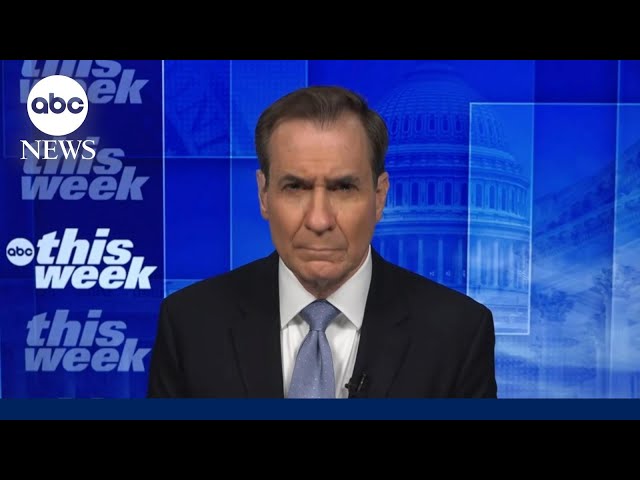 ⁣Israel has 'accomplished most of their goals in Gaza': John Kirby