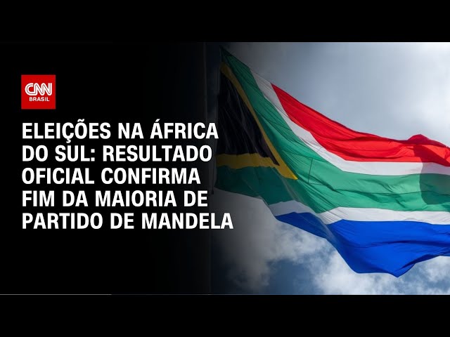 ⁣Eleições na África do Sul: resultado oficial confirma fim da maioria de partido de Mandela | AGORA