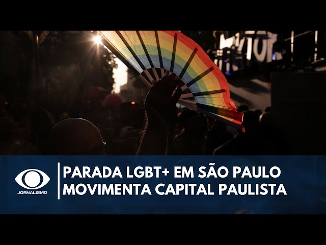 ⁣Parada LGBT+ em São Paulo movimenta capital paulista | Band Jornalismo